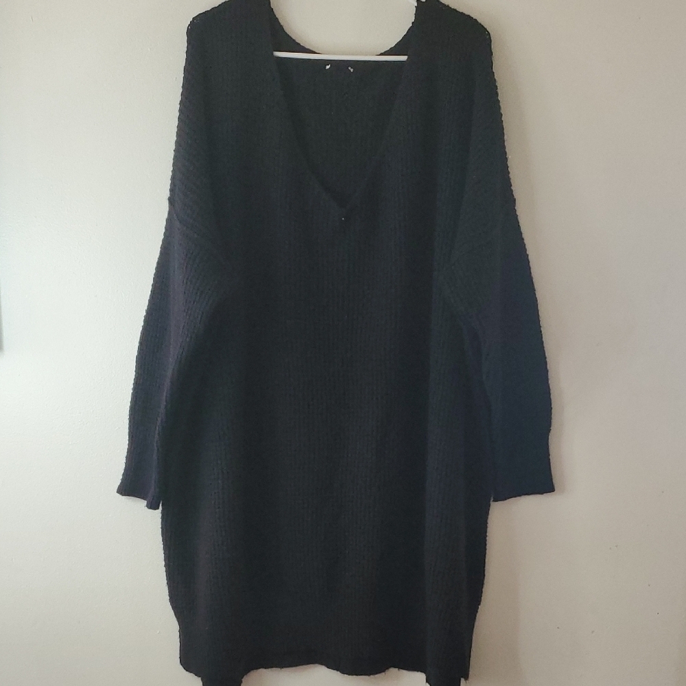 Free People Black Mini Dress